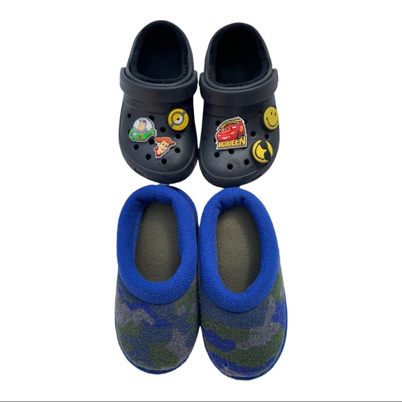 CROCS Other - CROCS Toddler Lined Shoe & Dearform House Shoe Size 10